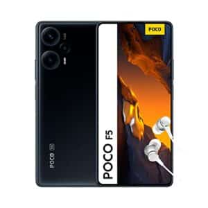 POCO F5 Smartphone + Kopfhörer, 8+256GB Handy ohne Vertrag, 120Hz 6,67'' AMOLED DotDisplay, 64MP OIS Dreifach-Kamera, 5000mAh, 67W TurboCharge, Dual-SIM, Black (DE Version + 2 Jahre Garantie)