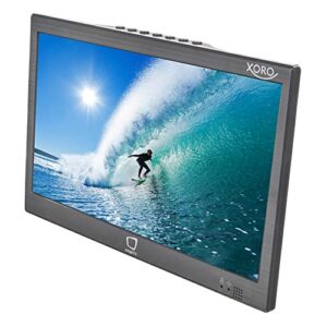 Xoro PTL 1055-10 Zoll Tragbarer simpliTV Fernseher mit DVB‐T2 HD Tuner, USB Mediaplayer, HDMI‐Ausgang, AV-Ausgang, Standfuß, Antenne & KFZ‐Anschlusskabel