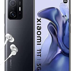 Xiaomi 11T Pro 5G Smartphone + Kopfhörer (8+128GB, 6.67" 120Hz AMOLED-Display und Dolby Vision , 108MP in Profiqualität, Qualcomm Snapdragon 888, 120W Xiaomi Hyper Charge) Grau - Exklusiv bei Amazon