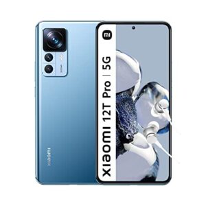 Xiaomi 12T Pro 5G Smartphone,8+256GB, 6,67,120Hz CrystalRes AMOLED-Display, Snapdragon 8+ Gen 1, 200MP Ultimate Kamera, 120W HyperCharge, Kopfhörer inklusive 5000mAh, Blau(DE-Version+2 Jahre Garantie)