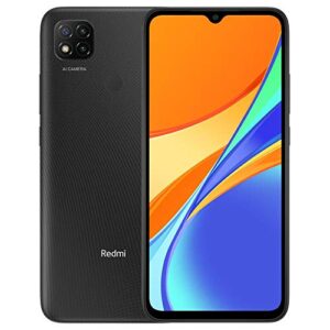 Xiaomi Redmi 9C Smartphone 3GB 64GB 6.53" HD+ Dot Drop display 5000mAh (typ) AI Face Unlock 13 MP AI Triple Kamera Grau