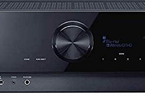 Yamaha AV-Receiver RX-V6A schwarz – Netzwerk-Receiver mit Dolby Atmos Height Virtualizer, Gaming spezifischen Funktionen und Voice Control Systemen – Allround-Talent mit 7.2 Kanälen