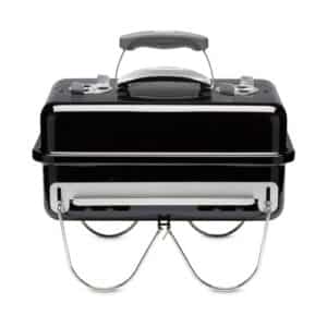 Weber Go-Anywhere Holzkohlegrill, portabel, Schwarz (1131004), 27x31x43 cm