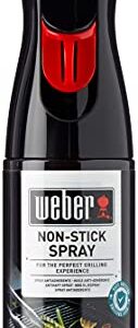 Weber 17685 Antihaft Spray , Grillrost-Pflege, Non-Stick Spray, 200 ml, Schwarz, 25.0 x 6.0 x 9.0 cm