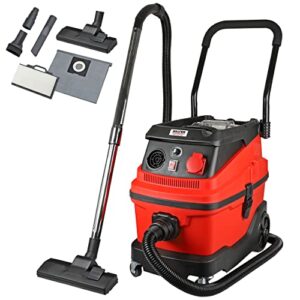 WALTER 3-in-1 Multifunktionssauger mit Wasserfilter, 1600 W, 230 V, Rot/Schwarz, Nass- & Trockensauger